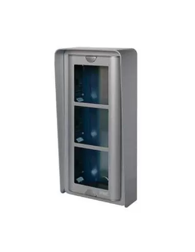 Urmet 1145//313 Außengehäuse mit Regenschutz, 3 Sinthesi-Tastaturmodule